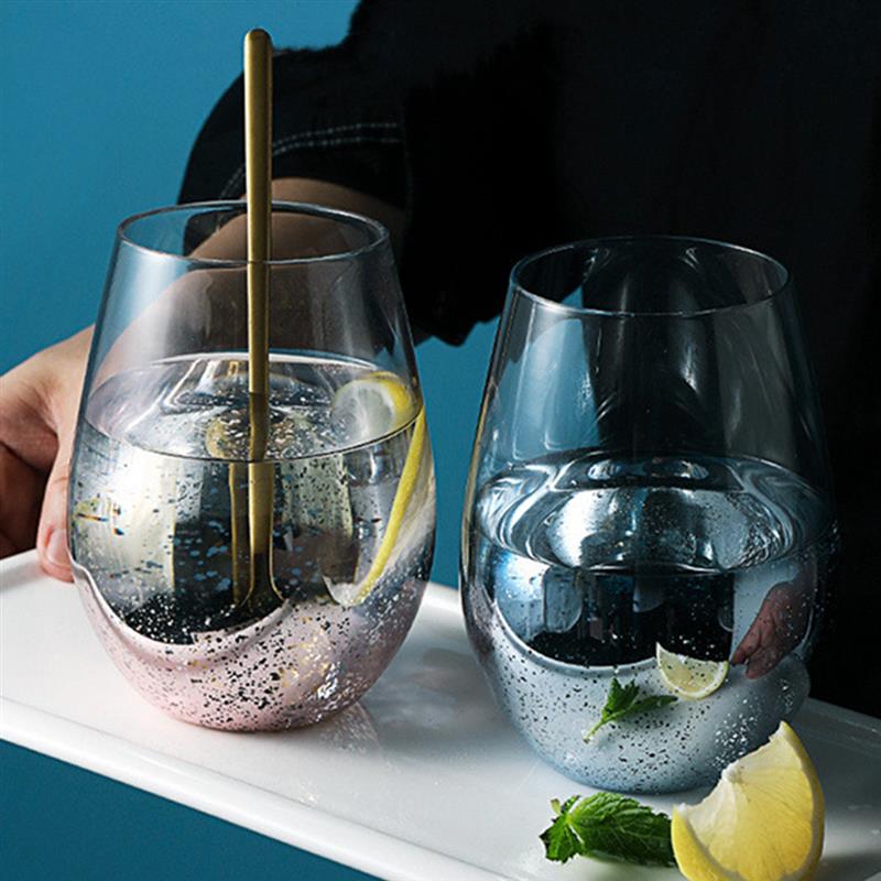 Water Glass Fashion Starry Glitter Tumbler Water Cup Wine Glass